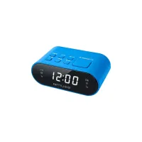 Wekker radio blauw 